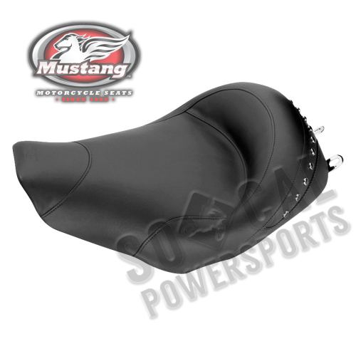 Mustang - Mustang Wide Studded Solo Seat - Black Studs - 75578