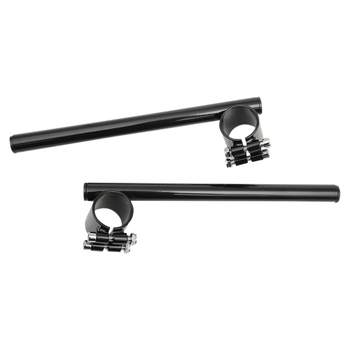 Emgo - Emgo 7/8in. Steel Clip-on Handlebars - 41mm - Gloss Black - 23-93140