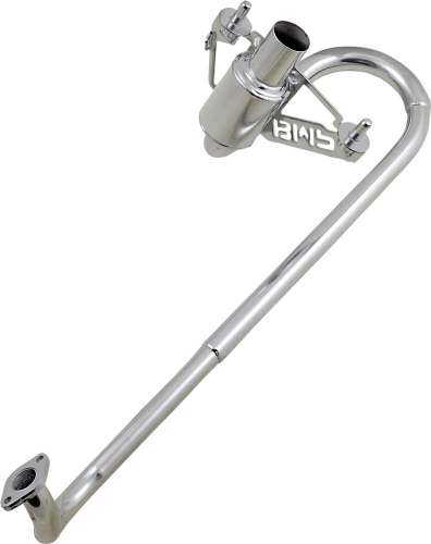 BikeMan Performance - BikeMan Performance Performance Single Pipe - Ceramic Chrome - 01-125-C