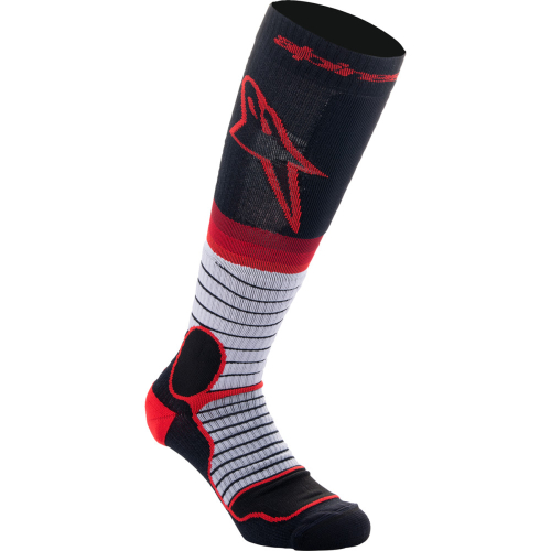 Alpinestars - Alpinestars MX Pro Socks - 4701524-1215-M - Black/Gray/Red - Medium