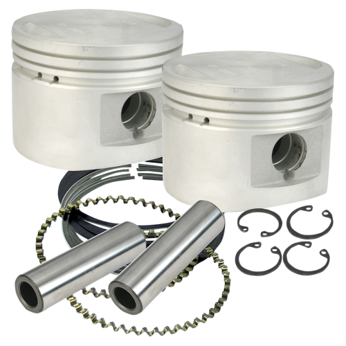 S&S Cycle - S&S Cycle High Compression Piston Kit - 3.5in.Standard Bore, +010.in. - 920-0026