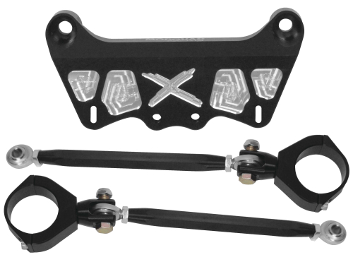 ModQuad - ModQuad Front Upper Shock Mount and Brace Kit - Black - CA-SS-BLK