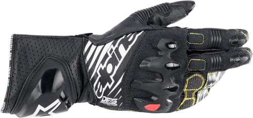 Alpinestars - Alpinestars Racing Professional GP Tech V2 Gloves - 3556622-12-3X - Black/White - 3XL