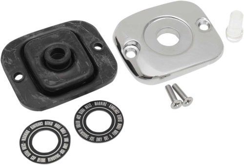 Drag Specialties - Drag Specialties Handlebar Master Cylinder Cover - OEM-Style w/ Sight Glass - 1731-0469