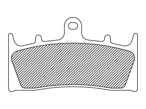 Drag Specialties - Drag Specialties Organic Brake Pads - FAD424