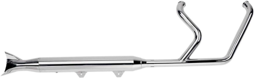 SuperTrapp - SuperTrapp 2-Into-1 Internal Disc Exhaust System - Fishtail - Chrome - 628-71570