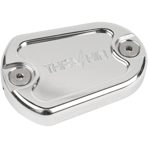 Thrashin Supply Company - Thrashin Supply Company Rear Brake Master Cylinder Cover - Polished - TSC-3175-2