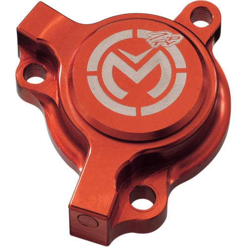 Moose Racing - Moose Racing Magnetic Oil Filter Cover By Zipty - Red - OFC-CRF450-10