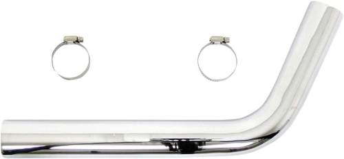 Paughco - Paughco Rear Heatshield for 1 3/4in. Shotgun Style Exhaust System - Chrome - 412D1R