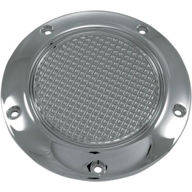 Eddie Trotta Designs - Eddie Trotta Designs Derby Cover - Cross Cut - Chrome - TC-024