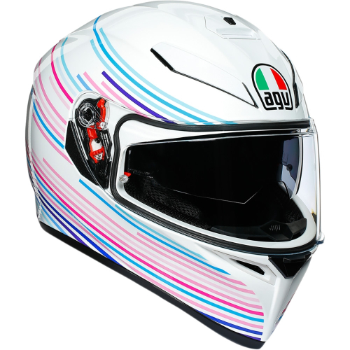 AGV - AGV K-3 SV Sakura Helmet - 210301O2MY00204 - White/Purple - X-Small