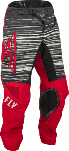 Fly Racing - Fly Racing Kinetic Wave Youth Pants - 375-53726 - Red/Gray - 26