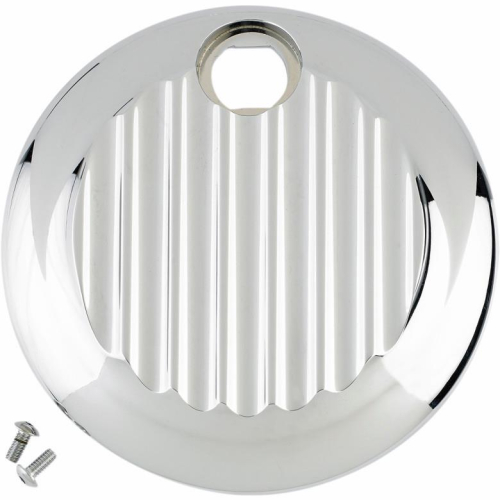 Joker Machine - Joker Machine Finned Fuel Door - Chrome - 045213