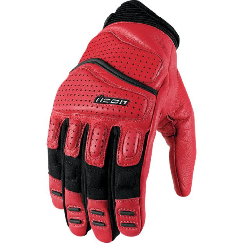Icon - Icon Superduty 2 Gloves - 3301-1367 - Red - Small
