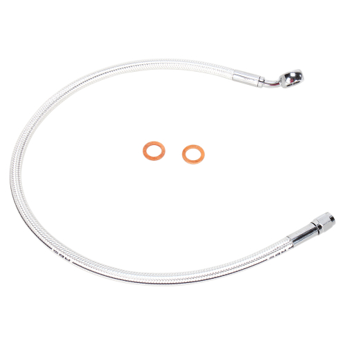 Magnum - Magnum Sterling Chromite II Designer Series ABS Front Upper Brake Line - 7/16in., 35deg. Banjo - 22in. - AS37922