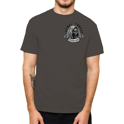 Lethal Threat - Lethal Threat Killed by Lust T-Shirt - LT20903XL - Gray - X-Large