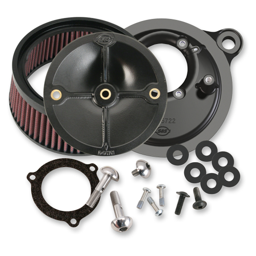 S&S Cycle - S&S Cycle Super Stock Stealth Air Cleaner Kit for S&S Engines - 170-0165