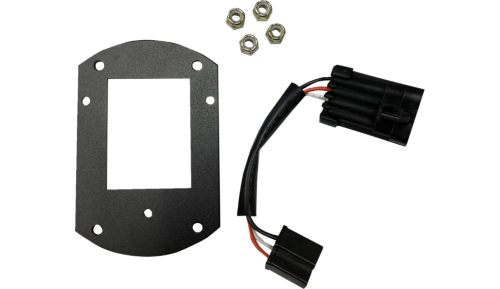 Custom Dynamics - Custom Dynamics ProBEAM Headlight Mounting Kit - Satin Black - CD-LRST-HL-KIT