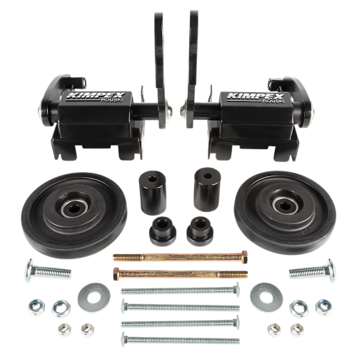 Kimpex - Kimpex Rouski Retractable Wheel System for Arctic Cat with Plastic Ski - 6in./4 Hole - 472591