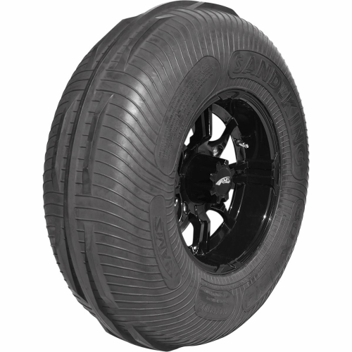 AMS - AMS Sand King Tire/Wheel Kit - 14x8 - 4.5+3.5 Offset - 4/137 - Matte Black - 0331-1282
