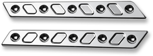 Joker Machine - Joker Machine Saddlebag Hinge Insert - Techno - Chrome - 04-505-3