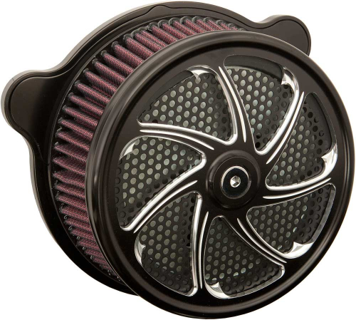 HardDrive - HardDrive Custom Flow Air Cleaner Assembly - Black - F2121A-ACBT