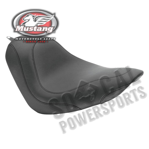 Mustang - Mustang Wide Tripper Solo Seat - Smooth - Black - 76740