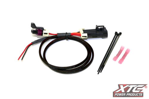 XTC Power Products - XTC Power Products 3 Pin Universal Brake Power Harness Whips License Chase - UNI-3PIN-PWROUT
