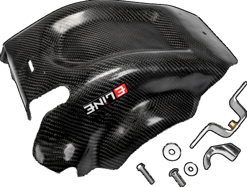 E Line - E Line Carbon Fiber Skid Plate - MSP25017C