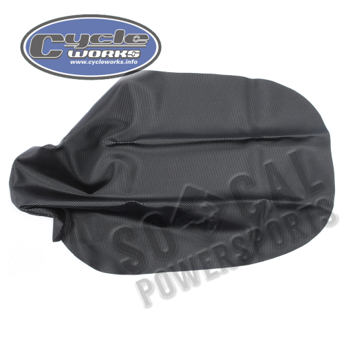 Quad Works - Quad Works Cycle Works Seat Cover - Gripper Black - 36-21102-01