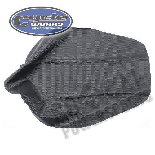 Quad Works - Quad Works Cycle Works Seat Cover - Gripper Black - 36-49000-01