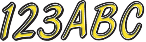 Hardline - Hardline Series 400 Registration Kit - Yellow/Black - YEBKG400