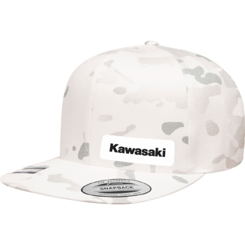 Factory Effex - Factory Effex Kawasaki Snapback Hat - 27-86106 - White Camo - OSFM