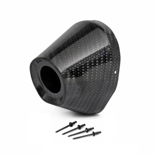 Pro Circuit - Pro Circuit End Cap for Ti-5/6 Exhaust System - 3.5in./1.25in. - Carbon Fiber - PC4022-0004