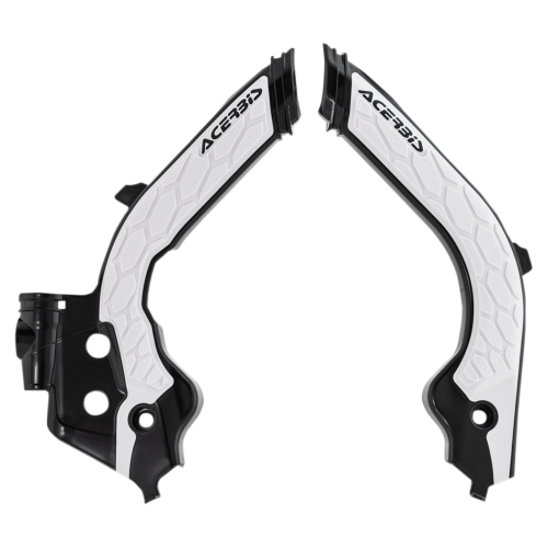 Acerbis - Acerbis X-Grip Frame Guards - Black/White - 2733451007