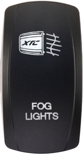 XTC Power Products - XTC Power Products Dash Rocket Switch Face Plate - Fog Lights - SW00-00133029