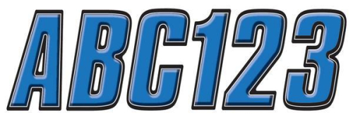 Hardline - Hardline Series 800 Registration Kit - Blue/Black with Bevel Outline - BLBLK800