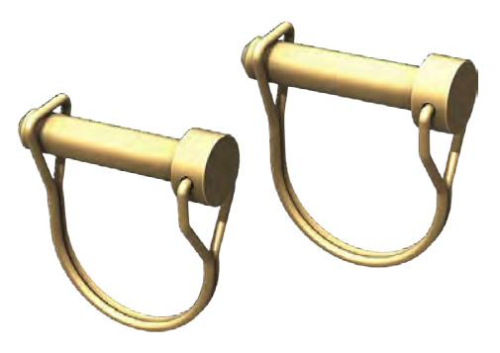 Open Trail - Open Trail ATV Push Tube Pin Kit Pair Plow Accessory - 105188