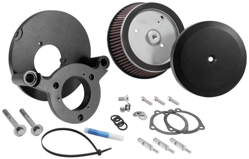 K&N Engineering - K&N Engineering Street Metal Custom Intake System (Large Capacity) - Hammer with Black Finish - RK-3946XB