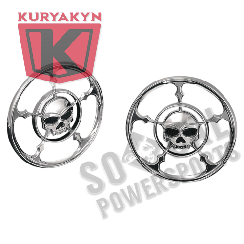 Kuryakyn - Kuryakyn Speaker Grills - Zombie - 3787