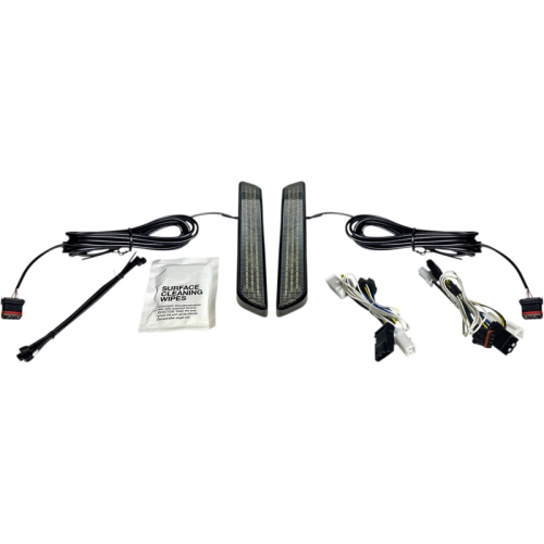 Custom Dynamics - Custom Dynamics LED Front Fork Lightz - Smoke Lens/Black Finish - CD-FORK-BCM-SB