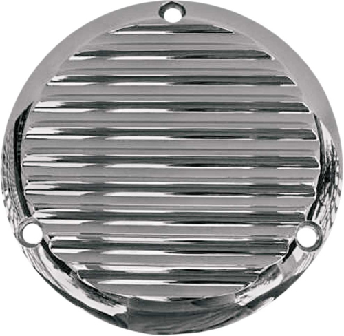 Joker Machine - Joker Machine Billet Derby Cover - Finned Chrome - 06-98FN