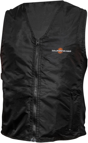 California Heat - California Heat 7V Lithium-Ion Battery Vest - 7VT-SMMD - Black - Sm-Md