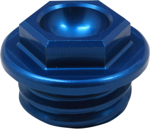 Works Connection - Works Connection Oil Filler Plug - Blue - 24-030