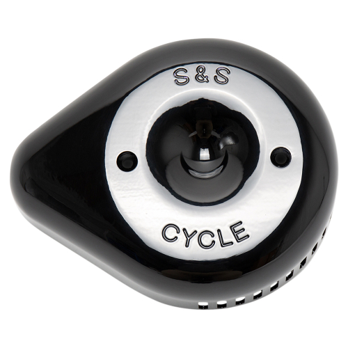 S&S Cycle - S&S Cycle Stealth Air Cleaner Covers - Slasher Teardrop - Gloss black - 170-0533