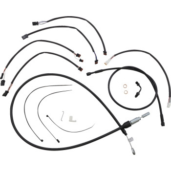 Magnum - Magnum XR Black Dot Handlebar Installation Kit - 12in-14in. - Black Fittings - 4861181