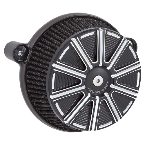 Arlen Ness - Arlen Ness Big Sucker Stage I Air Filter Kit - 10-Gauge - Black - 18-315