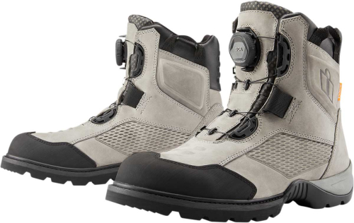 Icon - Icon Stormhawk Waterproof Boots - 3403-1182 - Gray - 12