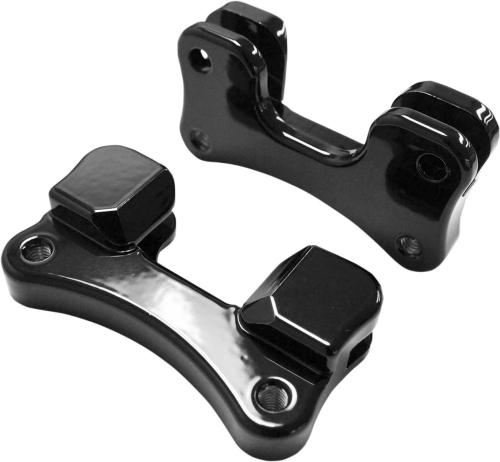 Drag Specialties - Drag Specialties Fender-To-Fork Adapter for 21in. Wheel - Gloss Black - 1410-0096