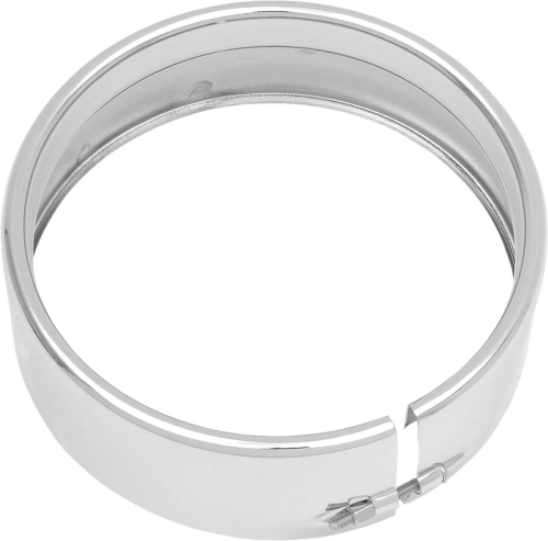 Drag Specialties - Drag Specialties Extended Headlight Trim Ring - 1.8in - 160342-BXLB1